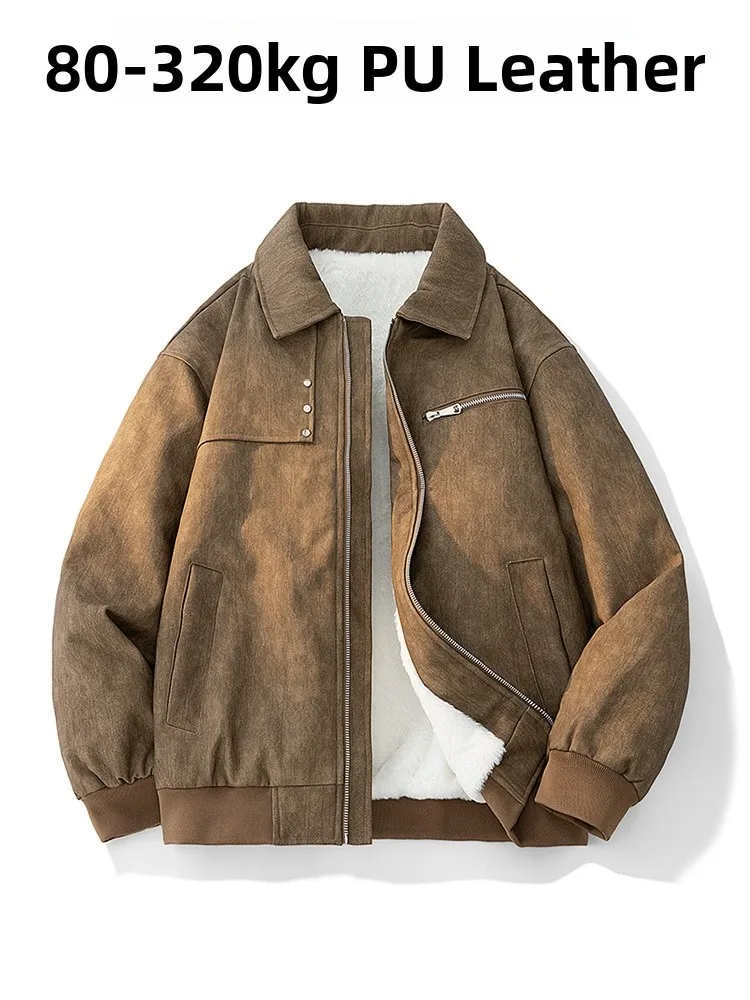 Мужское хлопковое пальто очень большого размера из искусственной кожи, теплое зимнее пальто, свободная посадка, одежда больших размеров для толстых людей Faion Ci Sle
Мужское хлопковое пальто очень большого размера из искусственной кожи, теплое зимнее пальто, свободная посадка, одежда больших размеров для толстых людей Faion Ci Sle