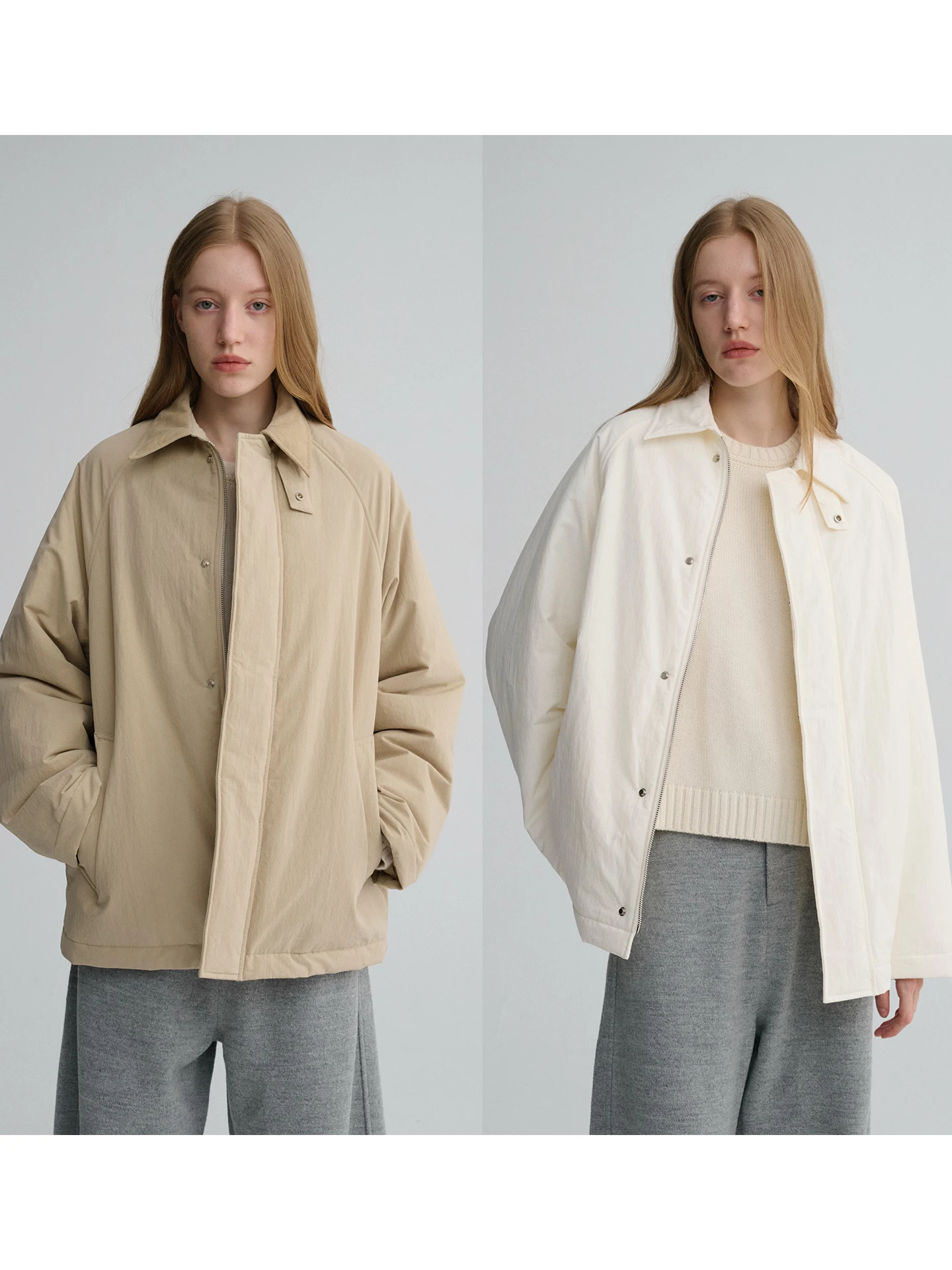 Хлопковая куртка Maison Cecile Tee-Color с вельветовым воротником, в стиле рабочей одежды, с воротником-стойкой, свободного кроя, с длинными рукавами, на молнии
Хлопковая куртка Maison Cecile Tee-Color с вельветовым воротником, в стиле рабочей одежды, с воротником-стойкой, свободного кроя, с длинными рукавами, на молнии