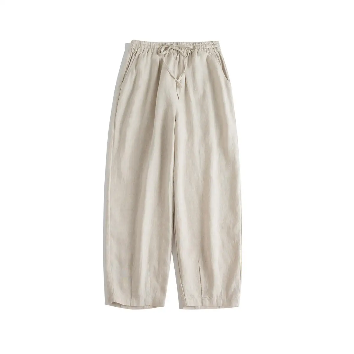 Dave&di Flax Loose Tobacco Pipe Pants Exude A Slimming Vibe While Commuting Japanese Cotton And Linen Casual Pants For Women
Dave&di Flax Loose Tobacco Pipe Pants Exude A Slimming Vibe While Commuting Japanese Cotton And Linen Casual Pants For Women