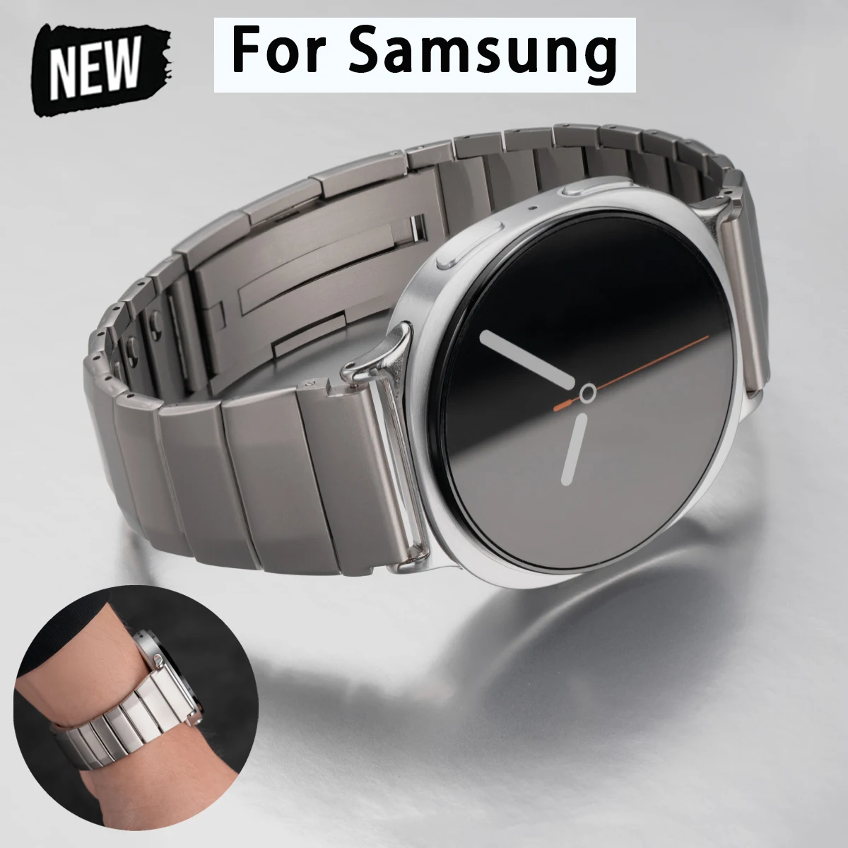 Ремешок для часов из нержавеющей стали для Samsung Galaxy Watch 8/8Classic без зазоров, роскошный браслет для GALAXY Ultra 47 мм, ремешок 2025
Ремешок для часов из нержавеющей стали для Samsung Galaxy Watch 8/8Classic без зазоров, роскошный браслет для GALAXY Ultra 47 мм, ремешок 2025
