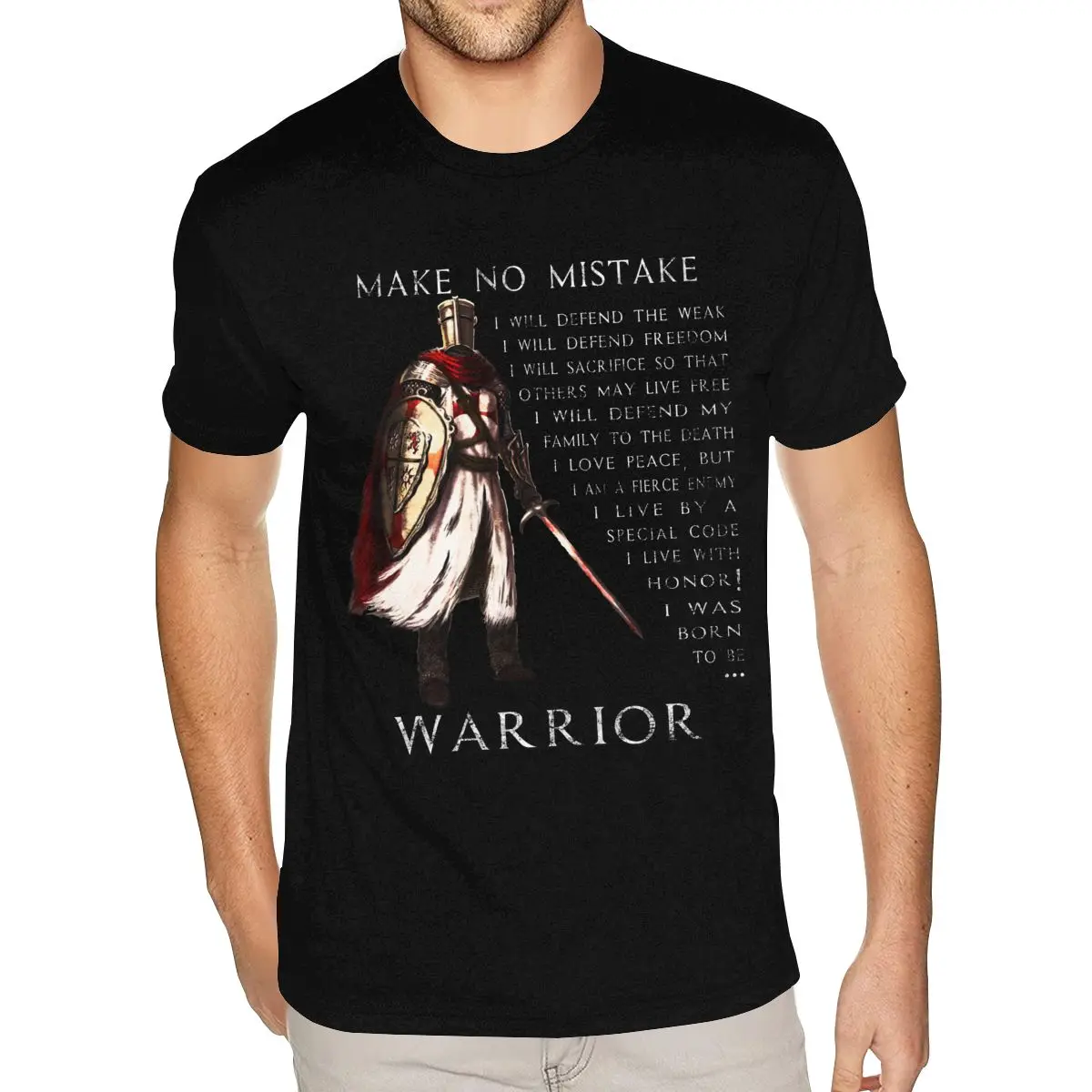 Крутые футболки рыцарей тамплиеров и воина, мужские дешевые рубашки на заказ из плотного хлопка с короткими рукавами, черные рубашки с круглым вырезом
Крутые футболки рыцарей тамплиеров и воина, мужские дешевые рубашки на заказ из плотного хлопка с короткими рукавами, черные рубашки с круглым вырезом