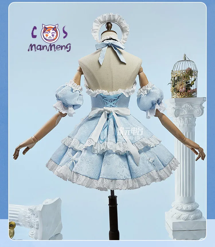 Hanon Hosho Anime mermaid melody pichi pichi pitch Cosplay Costume Halloween Christmas Girl Blue Cute Maid Uniform Lolita Dress
Hanon Hosho Anime mermaid melody pichi pichi pitch Cosplay Costume Halloween Christmas Girl Blue Cute Maid Uniform Lolita Dress