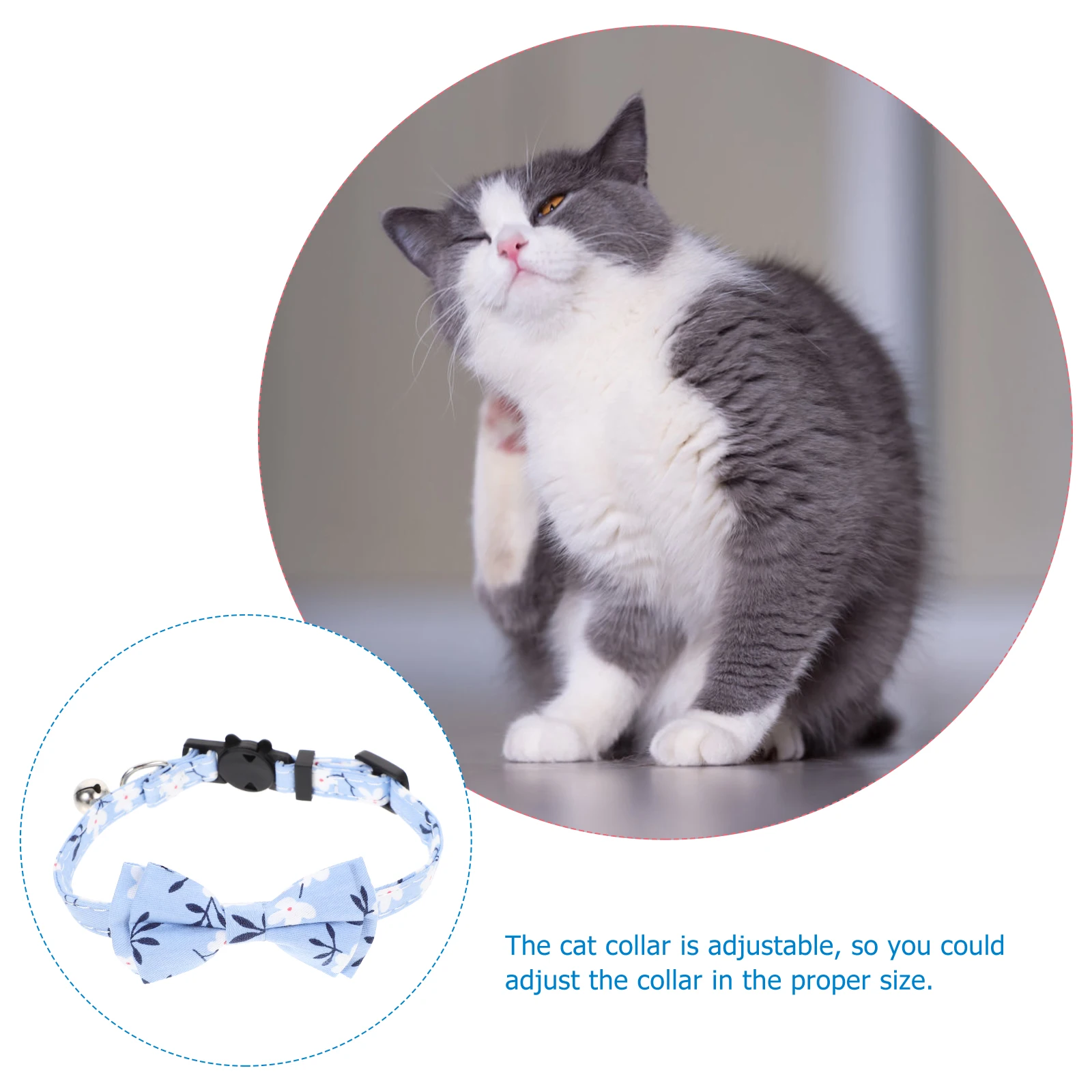 Adorable Bow Tie Bell Cat Adjustable Soft Durable Pet For Kitten Puppy Cute Decorative Collar Gift Festival Party Wedding Pet
Adorable Bow Tie Bell Cat Adjustable Soft Durable Pet For Kitten Puppy Cute Decorative Collar Gift Festival Party Wedding Pet