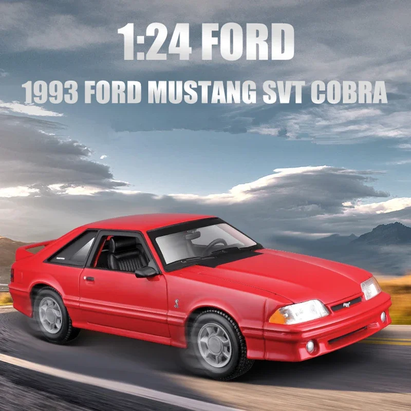 Maisto 1:24 FORD MUSTANG SVT COBRA 1993 Alloy Car Diecasts & Toy Vehicles Car Model Miniature Scale Model Car Toys For Children
Maisto 1:24 FORD MUSTANG SVT COBRA 1993 Alloy Car Diecasts & Toy Vehicles Car Model Miniature Scale Model Car Toys For Children