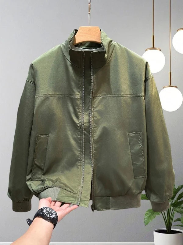 American Sle Casual Jaet Tee-Proof Stand Collar Flight Outdoor Workwear Versatile Outerwear Top for Young Men
American Sle Casual Jaet Tee-Proof Stand Collar Flight Outdoor Workwear Versatile Outerwear Top for Young Men