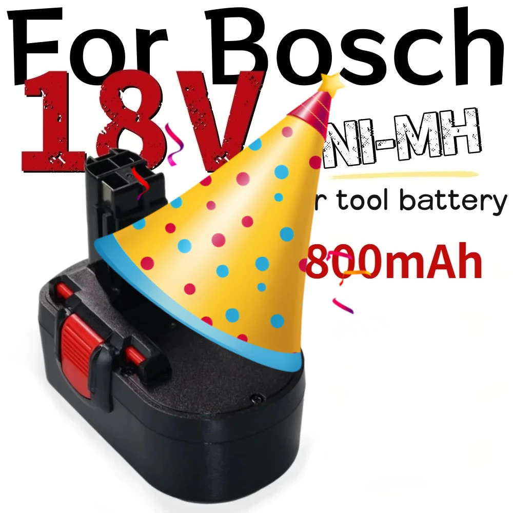 18V 9.8Ah Ni-MH Rechargeable Battery For Bosch BAT025 BAT026 BAT160 PSR180 VE-2 GSR18 Remplacement battery
18V 9.8Ah Ni-MH Rechargeable Battery For Bosch BAT025 BAT026 BAT160 PSR180 VE-2 GSR18 Remplacement battery