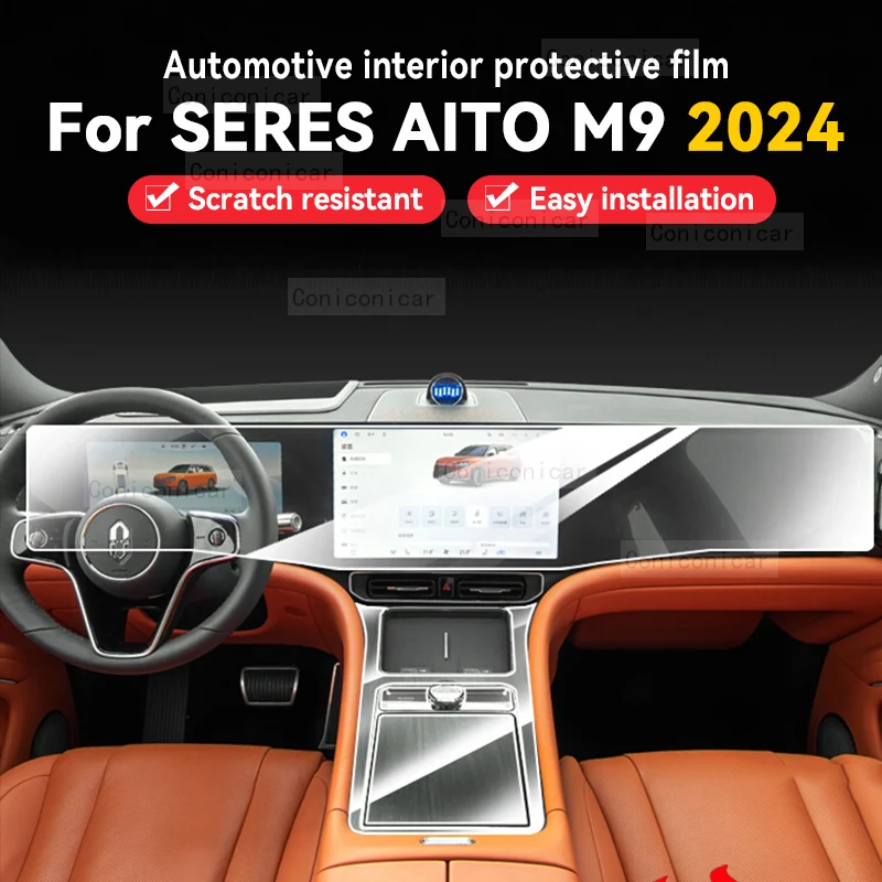 For SERES AITO M9 EV 2024 2025 Car Panel Film Dashboard Protective Sticker Interior Anti-Scratch Film Accessories
For SERES AITO M9 EV 2024 2025 Car Panel Film Dashboard Protective Sticker Interior Anti-Scratch Film Accessories