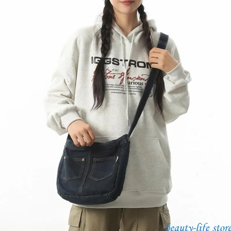 Stylish Washed Jeans Crossbody Bag Casual Shoulder Purse With Adjustable Strap For Everyday Use And Stylish Outings 517D 
Stylish Washed Jeans Crossbody Bag Casual Shoulder Purse With Adjustable Strap For Everyday Use And Stylish Outings 517D