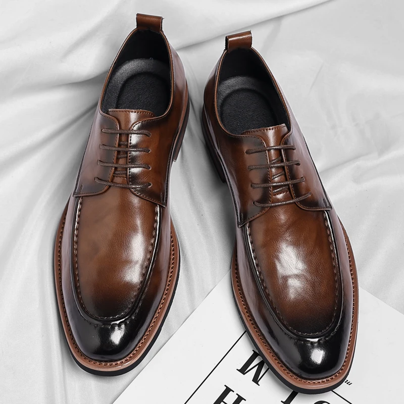 Men's Oxford Derby Dress Shoes Business Formal Casual Party Footwear Comfortable New Fashion Solid-Color Sneakers
Men's Oxford Derby Dress Shoes Business Formal Casual Party Footwear Comfortable New Fashion Solid-Color Sneakers
