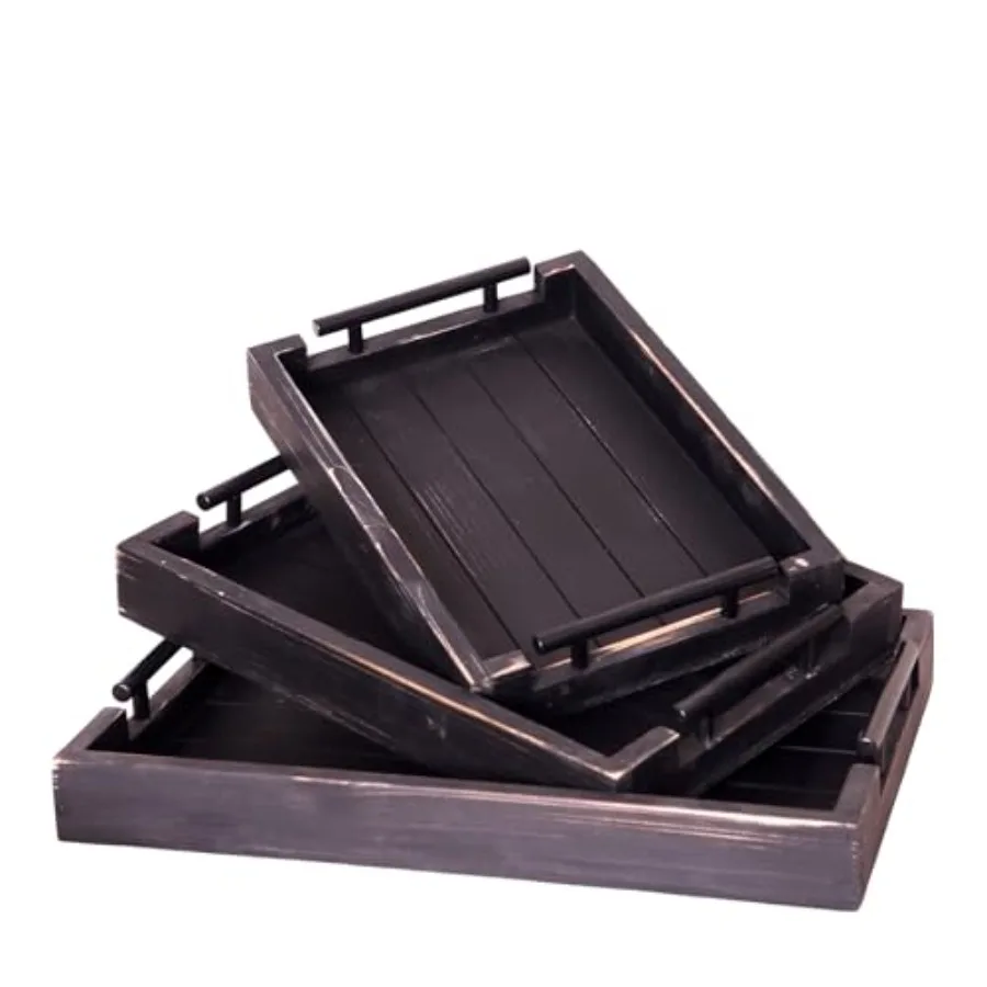 Coffee Table Tray Decorative Nested Vintage Serving Tray Set for Eating Trays for Eating on Couch Breakfast Party Kitchen Ottom
Coffee Table Tray Decorative Nested Vintage Serving Tray Set for Eating Trays for Eating on Couch Breakfast Party Kitchen Ottom