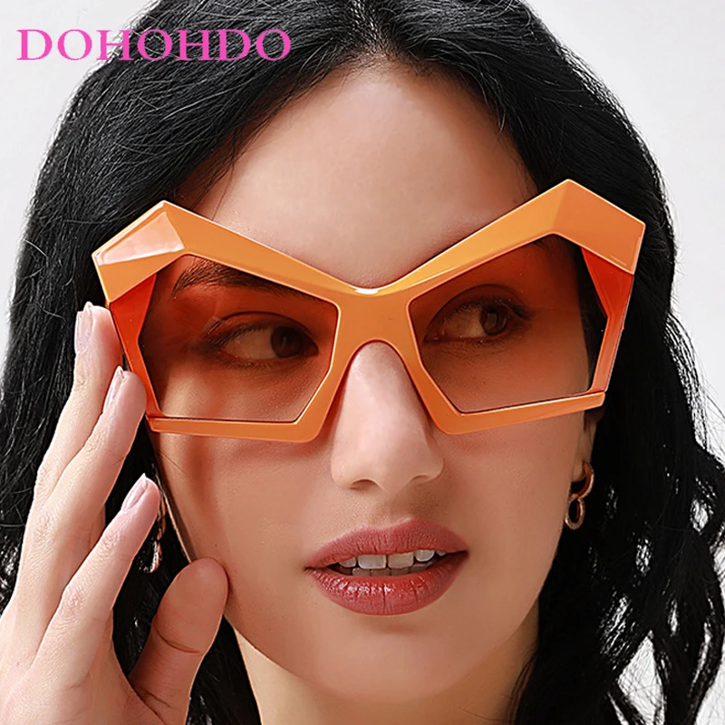 Fashion Y2K Irregular Cat Eye Sunglasses Women Trendy Brand Designer Punk Glasses Men Outdoor Travel Shades Ladies Lentes UV400
Fashion Y2K Irregular Cat Eye Sunglasses Women Trendy Brand Designer Punk Glasses Men Outdoor Travel Shades Ladies Lentes UV400