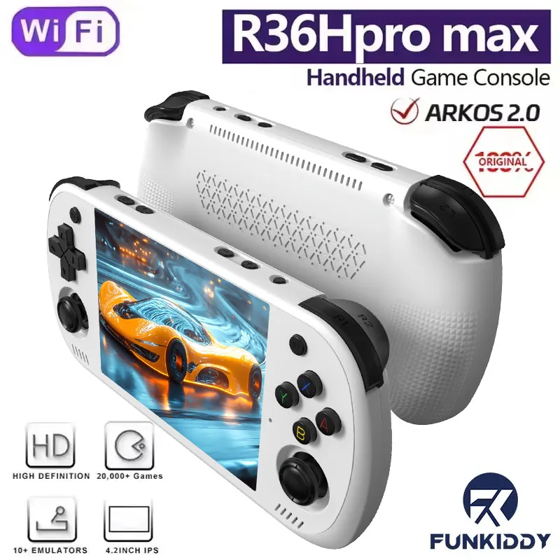 Игровая консоль FUNKIDDY R36H PRO MAX 20000+ игр с открытым исходным кодом ArKOS Ретро Портативная игровая консоль 4,2-дюймовый IPS-экран Видеоплеер
Игровая консоль FUNKIDDY R36H PRO MAX 20000+ игр с открытым исходным кодом ArKOS Ретро Портативная игровая консоль 4,2-дюймовый IPS-экран Видеоплеер