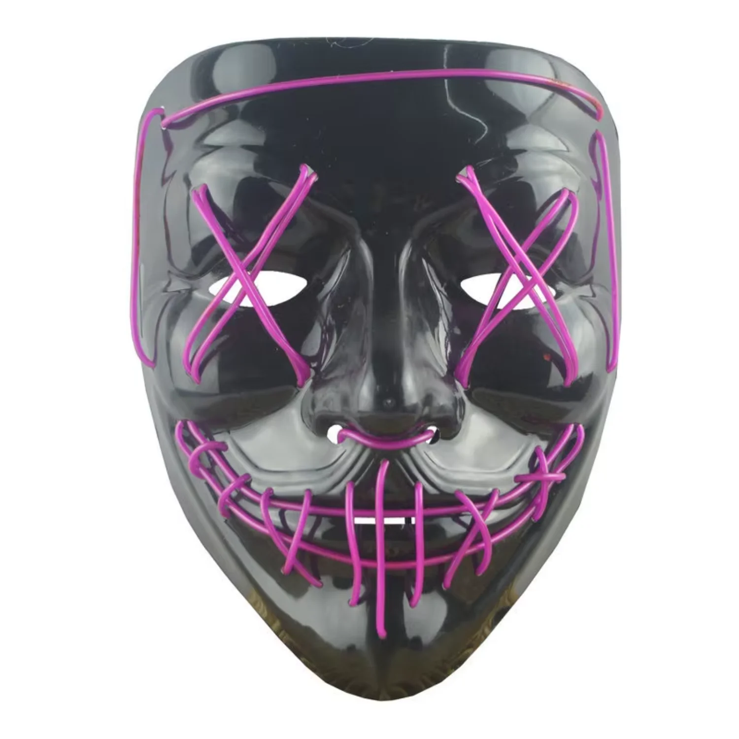 Hot Selling Halloween Led Light Up Scary Neon Wire face Mask LED Glowing Purge funny mask
Hot Selling Halloween Led Light Up Scary Neon Wire face Mask LED Glowing Purge funny mask