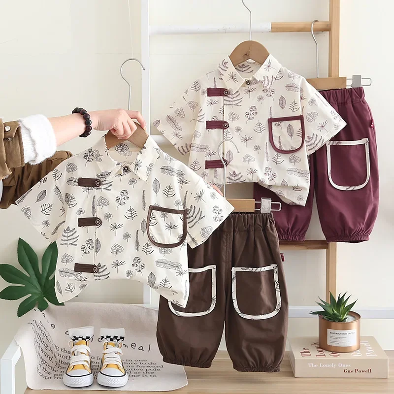 New Summer Baby Clothes Suit Children Shirt Shorts 2Pcs/Sets Infant Boys Clothing Toddler Casual Cotton Costume Kids Tracksuits
New Summer Baby Clothes Suit Children Shirt Shorts 2Pcs/Sets Infant Boys Clothing Toddler Casual Cotton Costume Kids Tracksuits