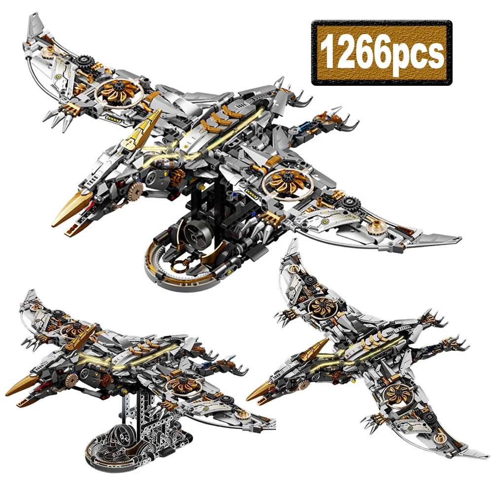 1266PCS Technical Mechanical Pterosaur Building Block MOC Simulation Electric Animal Educational Assemble Brick Adult Toys Gifts
1266PCS Technical Mechanical Pterosaur Building Block MOC Simulation Electric Animal Educational Assemble Brick Adult Toys Gifts