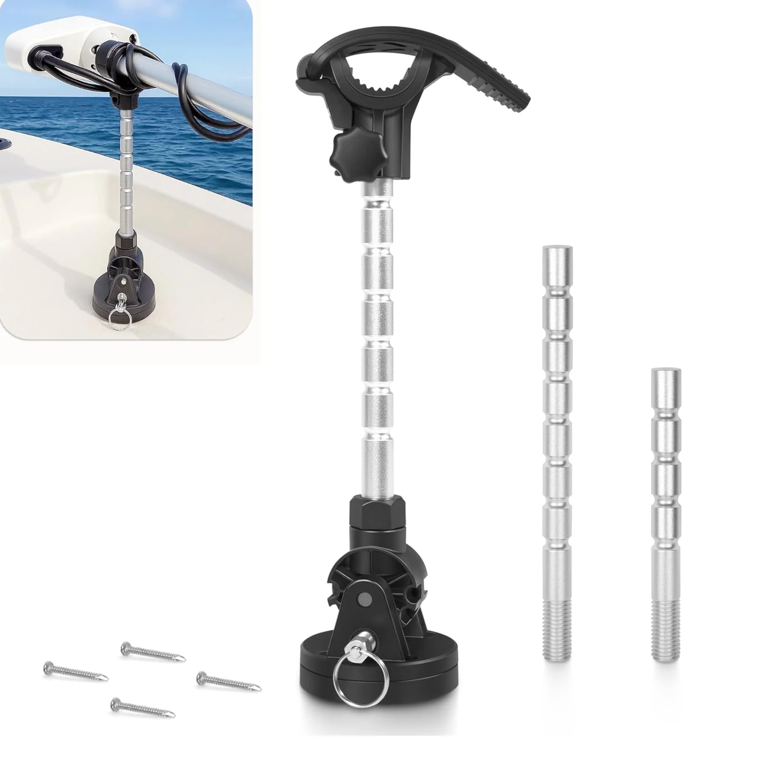 Electric Steer Trolling Motor Stabilizer Mount Support for Minn Kota Terrova, Riptide, Ulterra, PowerDrive ,Includes Extra Rod
Electric Steer Trolling Motor Stabilizer Mount Support for Minn Kota Terrova, Riptide, Ulterra, PowerDrive ,Includes Extra Rod