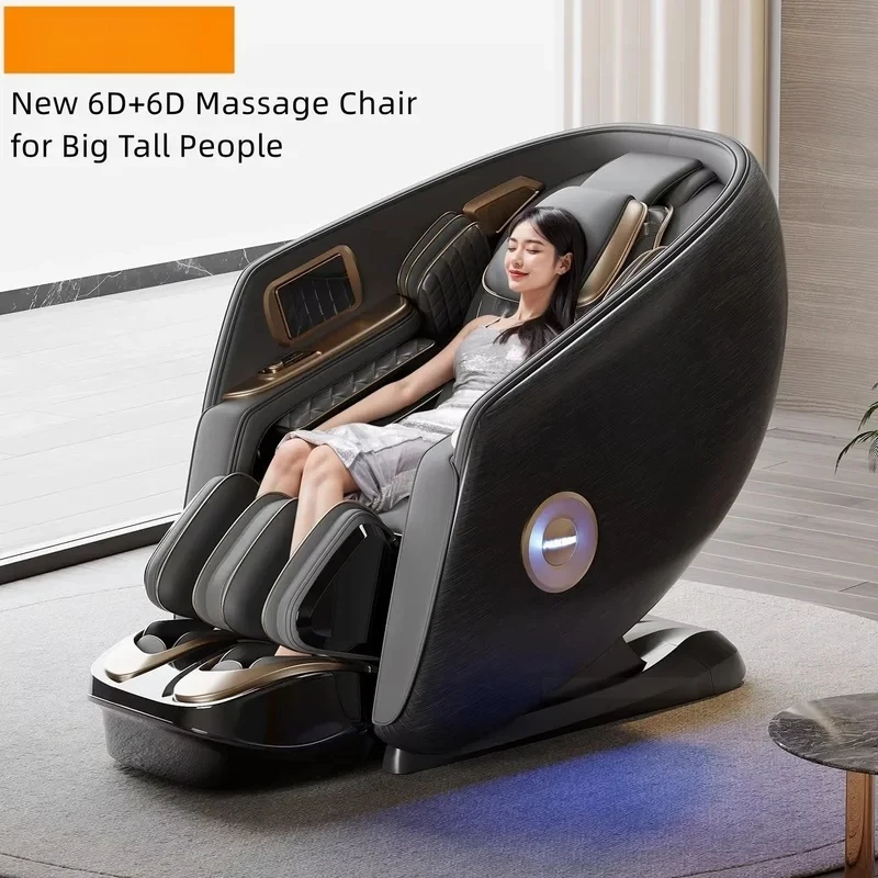 Electric Home Massage Chair 6D+6D for Big Tall People Full Body Zero Gravity SL Track Stretch Massage Chairs with Heat Body Scan
Electric Home Massage Chair 6D+6D for Big Tall People Full Body Zero Gravity SL Track Stretch Massage Chairs with Heat Body Scan