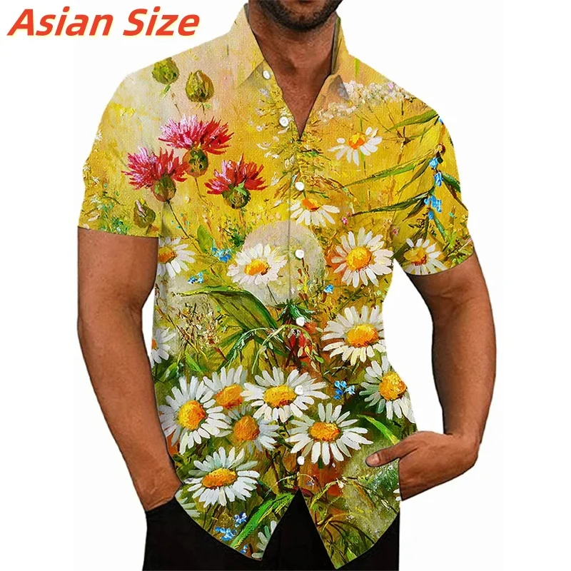 Colorful Flower Clusters Pattern Lapel Shirt For Men Plants 3D Printed Hawaiian Shirts Fashion Short Sleeve Tops Harajuku Blouse
Colorful Flower Clusters Pattern Lapel Shirt For Men Plants 3D Printed Hawaiian Shirts Fashion Short Sleeve Tops Harajuku Blouse