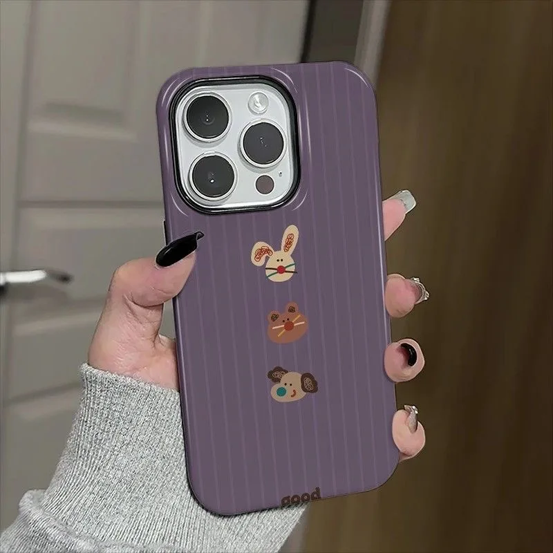 Purple Cartoon with Three Small Animals Case for IPHONE 17 16ProMax 15 14 13 12 11 Acrylic TPU Two in One Magnetic Phone Cases
Purple Cartoon with Three Small Animals Case for IPHONE 17 16ProMax 15 14 13 12 11 Acrylic TPU Two in One Magnetic Phone Cases