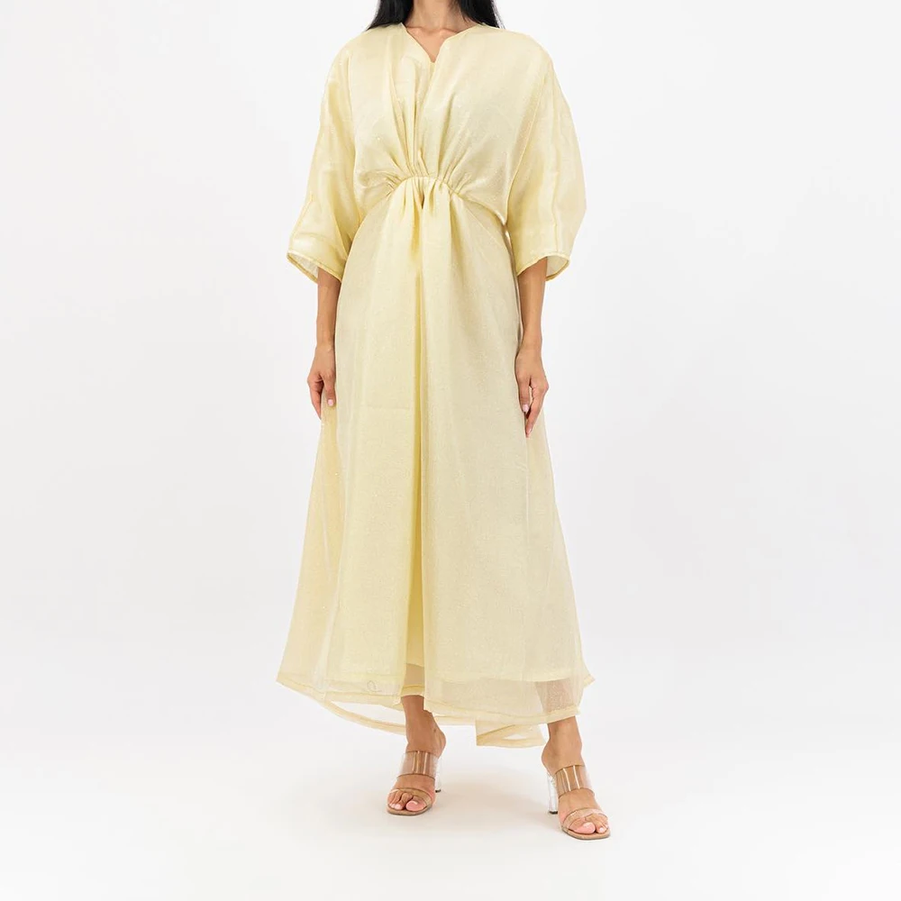 CustomizedCustomized Elegant Chiffon Off the Shoulder Evening Dress Fashion V-Neck Straight Half Sleeves Floor Length Vestidos D
CustomizedCustomized Elegant Chiffon Off the Shoulder Evening Dress Fashion V-Neck Straight Half Sleeves Floor Length Vestidos D
