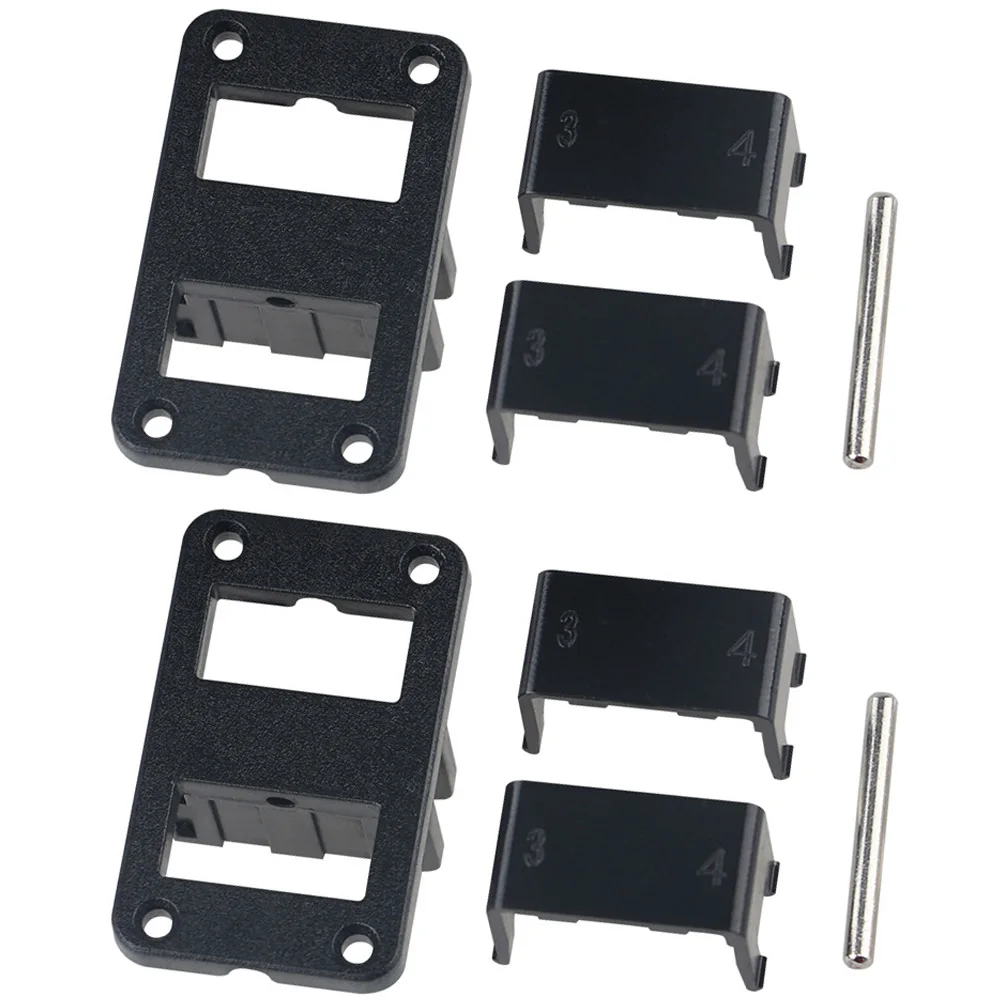 45A 600V Plug Fixed Mounting Bracket Panel Power Plug Single Pole Four-position Fixed Bracket Panel with 4Pcs Plug FOR Anderson
45A 600V Plug Fixed Mounting Bracket Panel Power Plug Single Pole Four-position Fixed Bracket Panel with 4Pcs Plug FOR Anderson