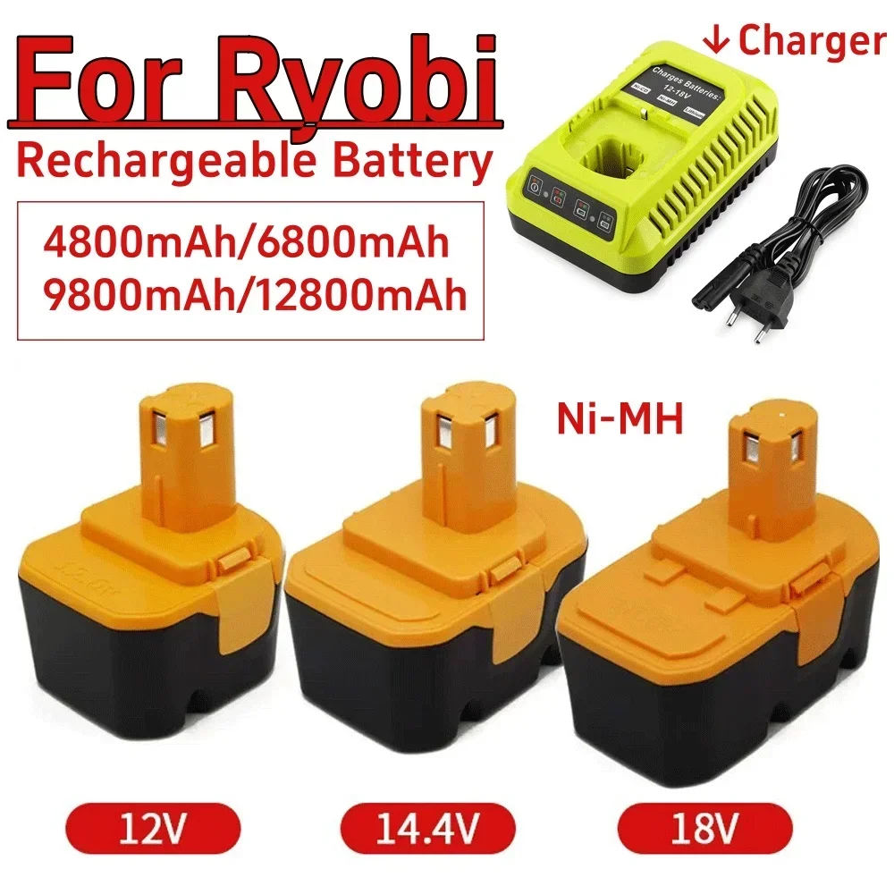 For Ryobi 14.4V Replacement 18V 12V Battery 1400652 BID1211 CCD1201 CHD1201 CHD1202 CTH1201 CTH1202 FL1200 Cordless Powe 4.8Ah
For Ryobi 14.4V Replacement 18V 12V Battery 1400652 BID1211 CCD1201 CHD1201 CHD1202 CTH1201 CTH1202 FL1200 Cordless Powe 4.8Ah