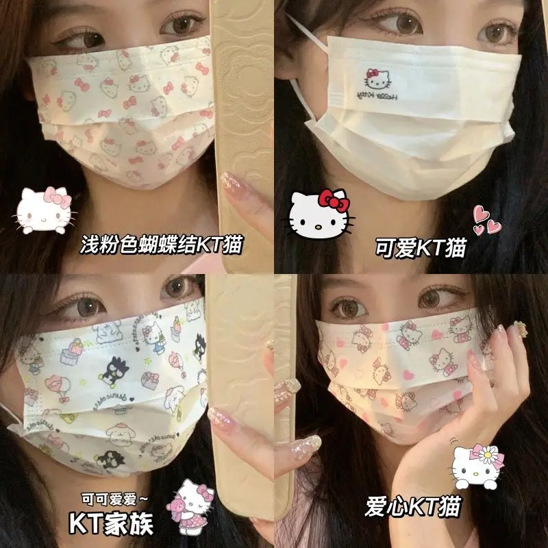 Sanrio Hello kitty My melody cartoon cute pattern dustproof, sunproof and windproof individually packaged thin protective mask
Sanrio Hello kitty My melody cartoon cute pattern dustproof, sunproof and windproof individually packaged thin protective mask