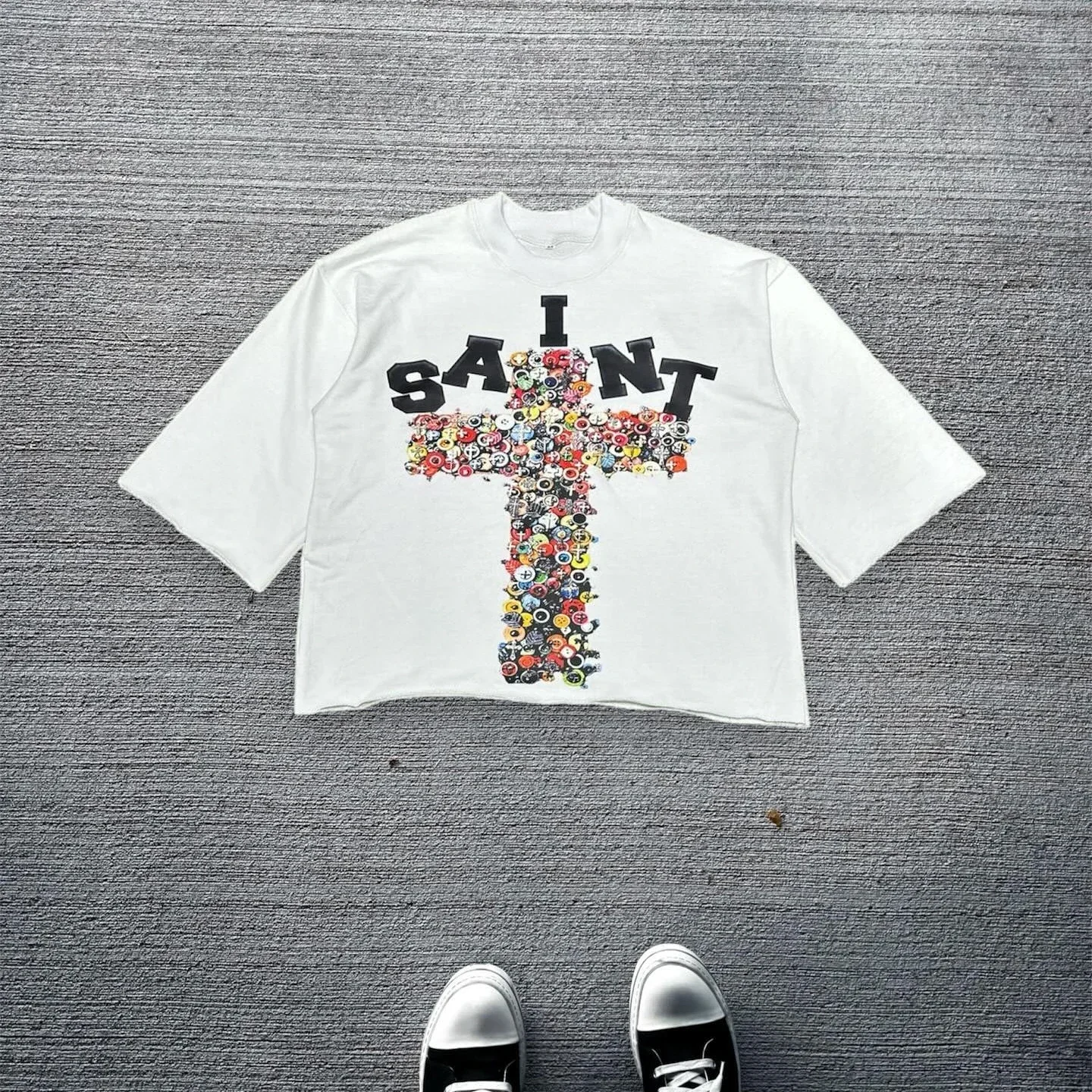2024 Streetwear Men Women Harajuku Retro Cross Pattern Print Oversized T-Shirt Goth Casual Cotton Drop Sleeve Short Sleeve Top
2024 Streetwear Men Women Harajuku Retro Cross Pattern Print Oversized T-Shirt Goth Casual Cotton Drop Sleeve Short Sleeve Top