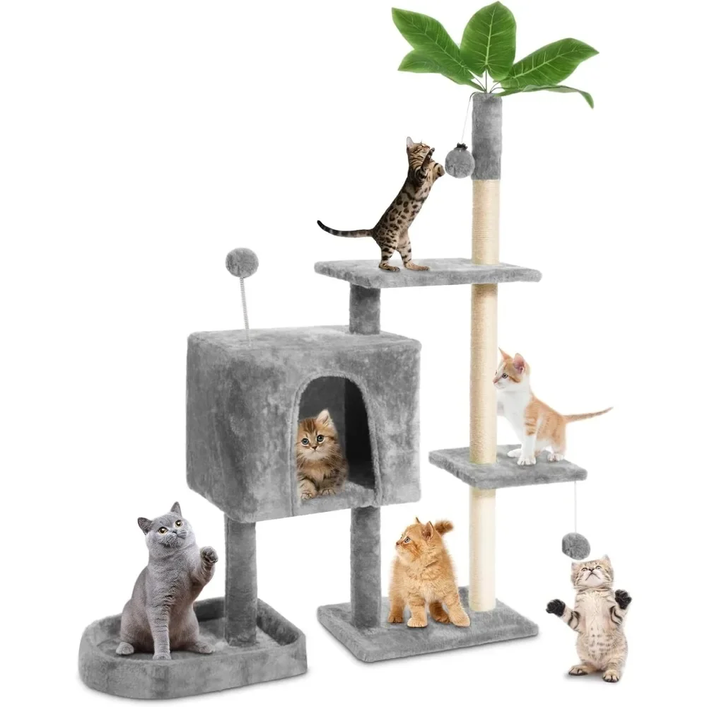 Multi-Level Cozy Plush Tree for Cats, Cat Condo, Cat Scratching Posts, Indoor Cats with Hang Ball, Free Shipping
Multi-Level Cozy Plush Tree for Cats, Cat Condo, Cat Scratching Posts, Indoor Cats with Hang Ball, Free Shipping
