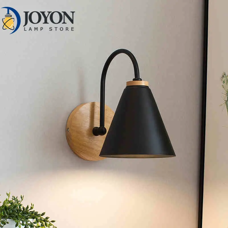 Wooden Nordic Wall Lamp with Switch Modern Wall Sconce for Bedroom Living Room Home Lighting Macaroon 6 Color Steering Head E27
Wooden Nordic Wall Lamp with Switch Modern Wall Sconce for Bedroom Living Room Home Lighting Macaroon 6 Color Steering Head E27
