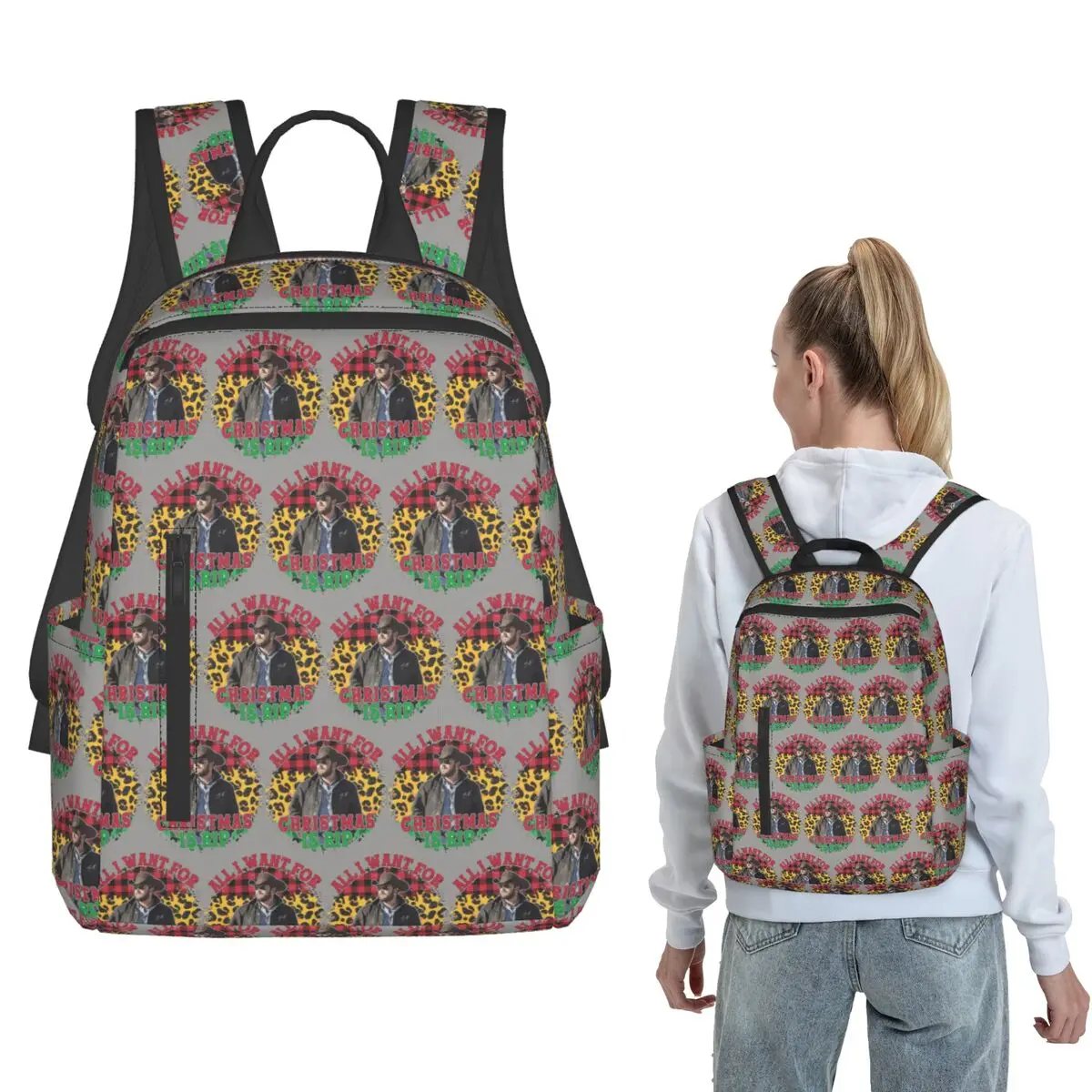 All-I-Want-For-Christmas-Is-Rip Backpack Large Capacity Children BookBag School Bag Shoulder Bags for Men Women
All-I-Want-For-Christmas-Is-Rip Backpack Large Capacity Children BookBag School Bag Shoulder Bags for Men Women
