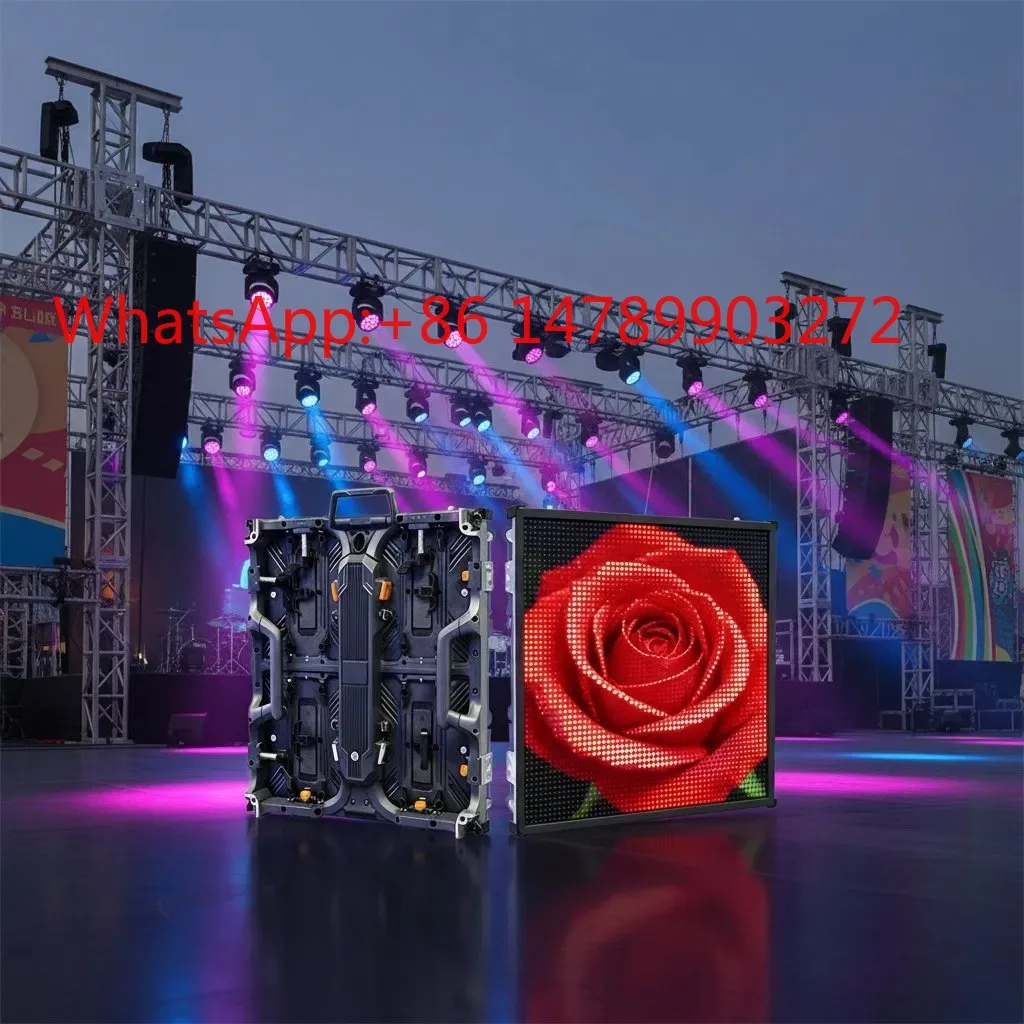 Waterproof Cabinet IP65 LED Screen 500*500mm HD Refresh Rate 3840Hz for Stage Event
Waterproof Cabinet IP65 LED Screen 500*500mm HD Refresh Rate 3840Hz for Stage Event