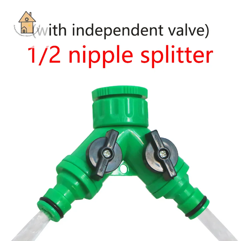 2-Way Garden Tap Water Splitter 1/2" 3/4" Female Thread Y Type Watering Adjustable Switch Controller Valve
2-Way Garden Tap Water Splitter 1/2" 3/4" Female Thread Y Type Watering Adjustable Switch Controller Valve