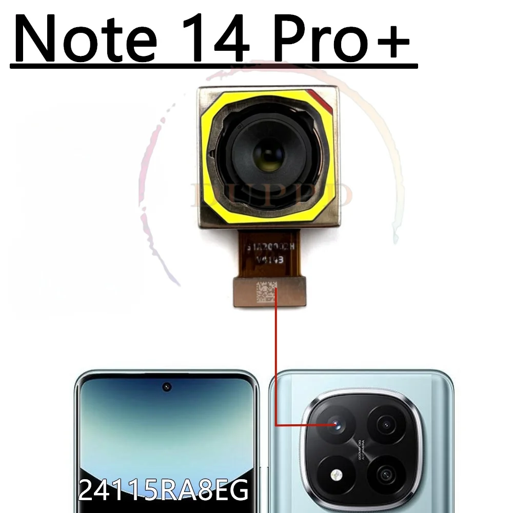 Back Facing Main Camera For Xiaomi Redmi Note 14 Pro+Plus 5G Rear Wide+Macro Selfie Samll Front Camera Flex Cable Part
Back Facing Main Camera For Xiaomi Redmi Note 14 Pro+Plus 5G Rear Wide+Macro Selfie Samll Front Camera Flex Cable Part