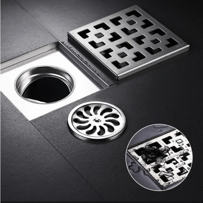 304 stainless steel 20cm x 20cm floor drain for outdoor, courtyard, bathroom, balcony, high displacement odor proof floor drain
304 stainless steel 20cm x 20cm floor drain for outdoor, courtyard, bathroom, balcony, high displacement odor proof floor drain
