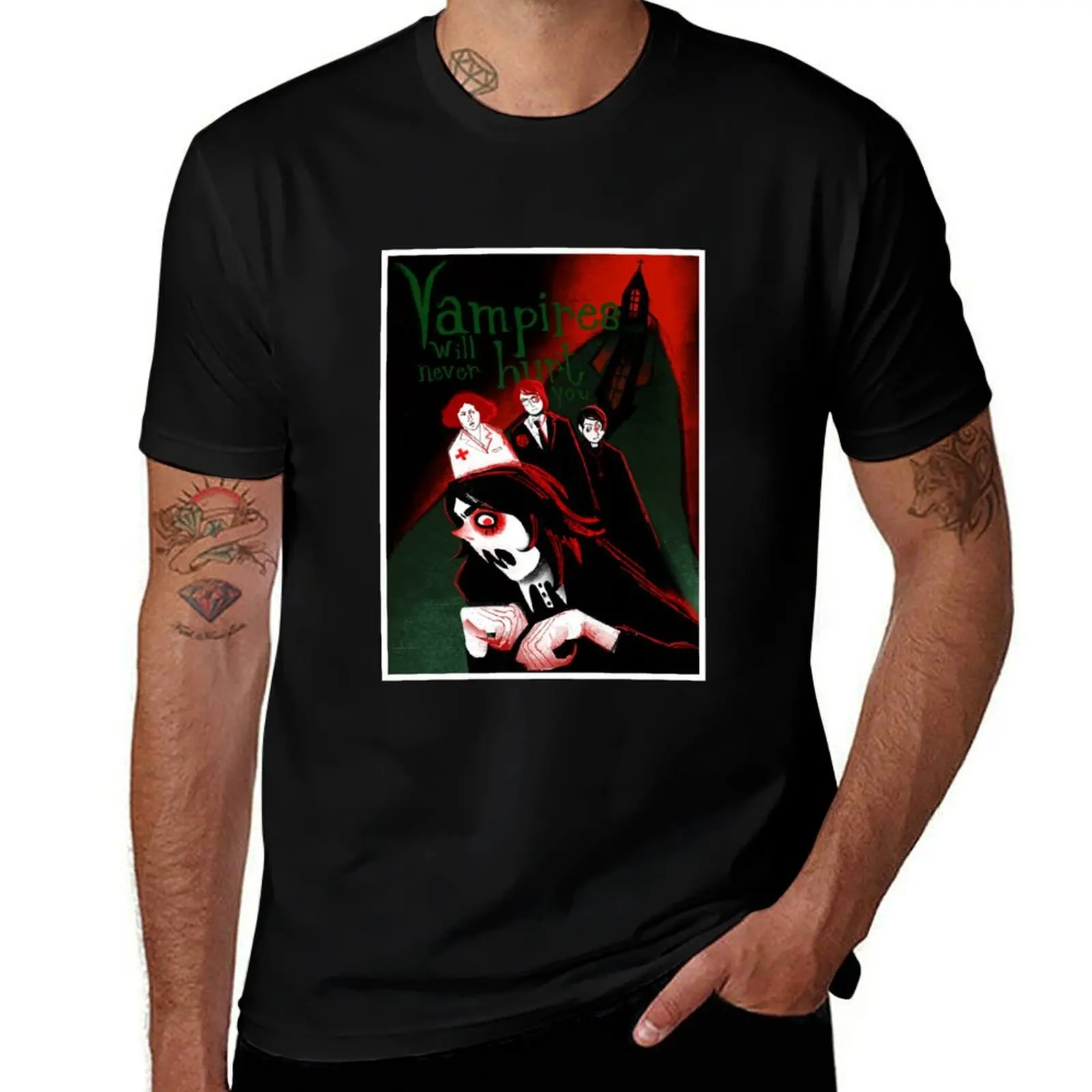 Vampires Movie poster T-Shirt funny t shirts cotton cotton t shirt pack T-Shirt
Vampires Movie poster T-Shirt funny t shirts cotton cotton t shirt pack T-Shirt