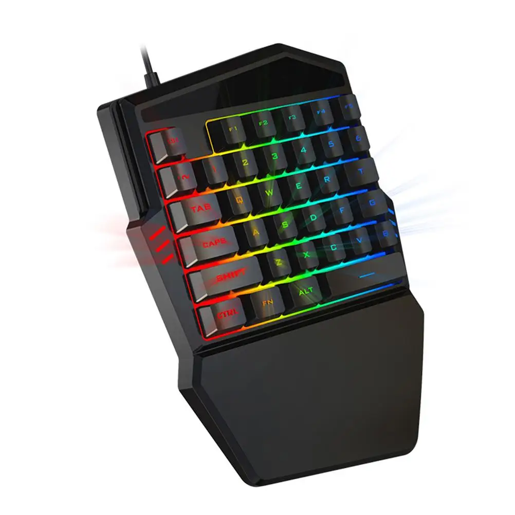 35 Keys Gaming Keyboard Durable Backlight Mechanical Computer Game E Keyboard Mouse Set Practical Long Time Enjoy
35 Keys Gaming Keyboard Durable Backlight Mechanical Computer Game E Keyboard Mouse Set Practical Long Time Enjoy