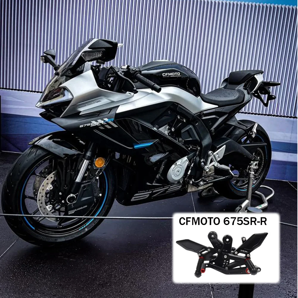 For CFMOTO 675SRR 675SS 675SR-R 675 SS 675 SRR Motorcycle CNC Rearset Adjustable Foot Rset Racing Front Pedal Accessorie
For CFMOTO 675SRR 675SS 675SR-R 675 SS 675 SRR Motorcycle CNC Rearset Adjustable Foot Rset Racing Front Pedal Accessorie
