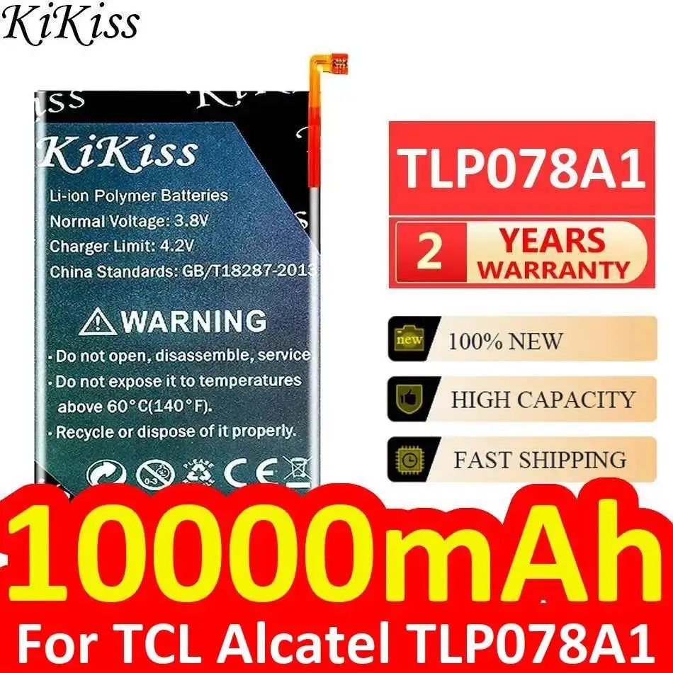 Аккумулятор для планшета с длительным сроком службы для Alcatel, для TCL TLP078A1, 10000 мАч
Аккумулятор для планшета с длительным сроком службы для Alcatel, для TCL TLP078A1, 10000 мАч