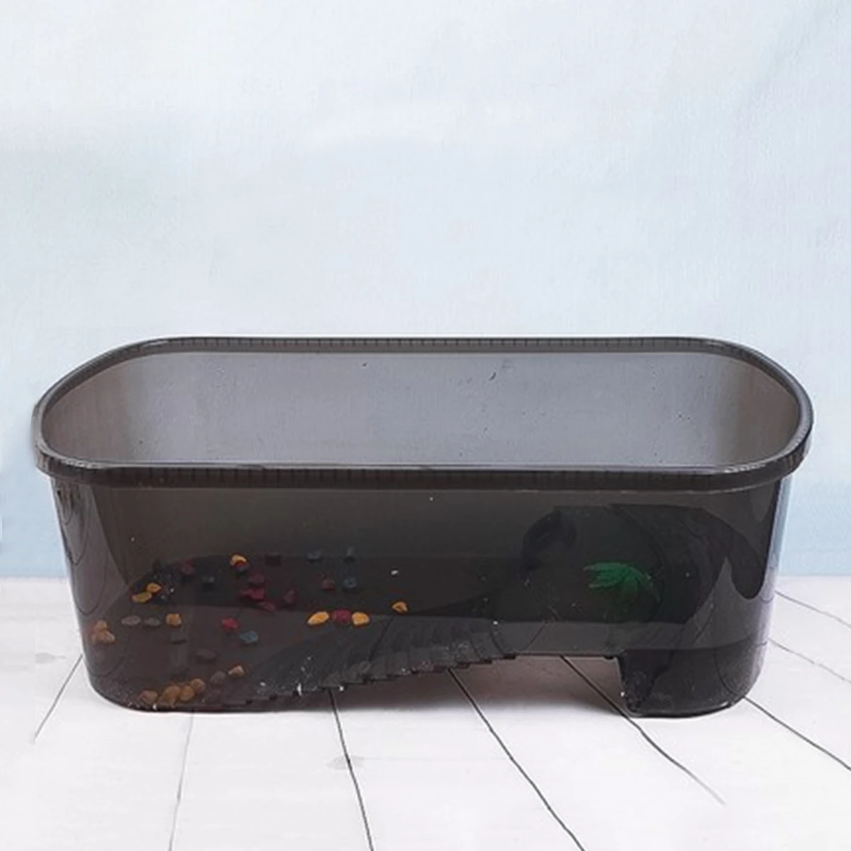 Turtle Terrarium Tank Small Tortoise Accessories Supplies High Grade Plastic Non Toxic Sturdy Saft Durable Semi Transparent
Turtle Terrarium Tank Small Tortoise Accessories Supplies High Grade Plastic Non Toxic Sturdy Saft Durable Semi Transparent