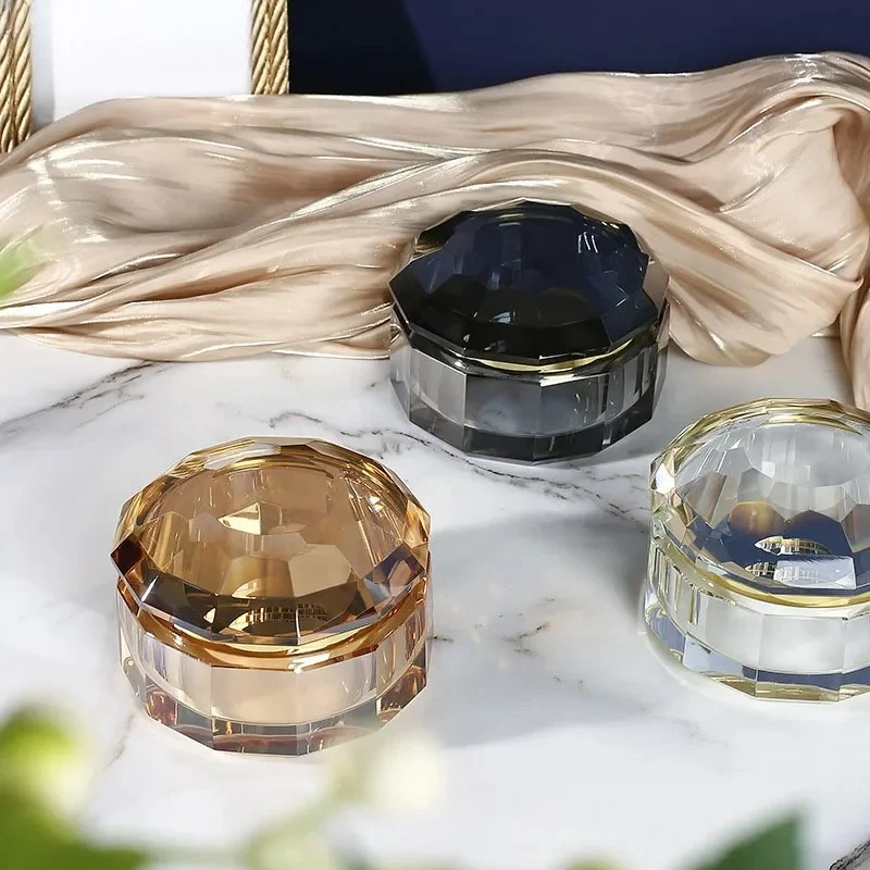 Geometric Decorative Crystal Storage Jar Transparent Candy Jar Small Objects Jewelry Organizer Box Aromatic Liquid Container
Geometric Decorative Crystal Storage Jar Transparent Candy Jar Small Objects Jewelry Organizer Box Aromatic Liquid Container