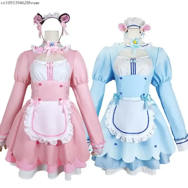 Anime Lolita Dress Maid Cosplay Costume Kawaii Lolita Dress Women Suits Long Sleeve Game Maid Uniform
Anime Lolita Dress Maid Cosplay Costume Kawaii Lolita Dress Women Suits Long Sleeve Game Maid Uniform