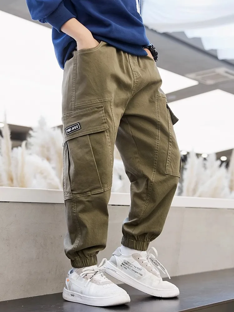 Boys' Fleece-Lined Pants for Autumn and Winter2023New Winter Thickened One-piece Fleece Big Kids Winter Clothing Children's Carg
Boys' Fleece-Lined Pants for Autumn and Winter2023New Winter Thickened One-piece Fleece Big Kids Winter Clothing Children's Carg