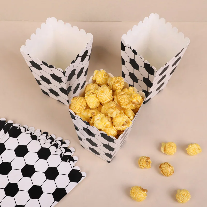 10/20 Football Popcorn Boxes Soccer Party Favor Treat Box for Sport Theme for Kids Football Birthday Movie Decoration Supplies
10/20 Football Popcorn Boxes Soccer Party Favor Treat Box for Sport Theme for Kids Football Birthday Movie Decoration Supplies