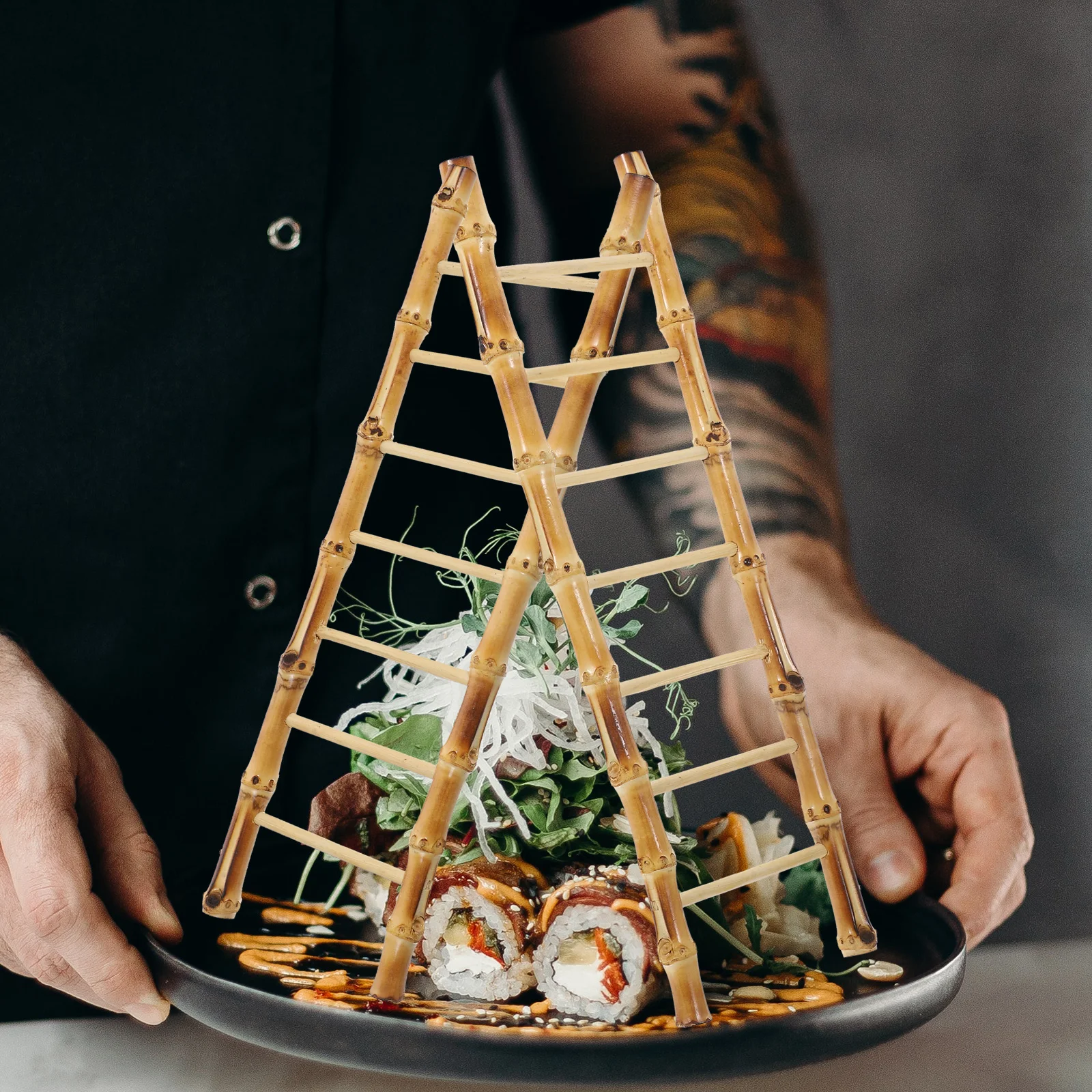 Bamboo Ladder 5 Steps Sushi Plate naments Sashimi Dish Decorations Bamboo Ladder Photo Props Kitchen Bar Accessories
Bamboo Ladder 5 Steps Sushi Plate naments Sashimi Dish Decorations Bamboo Ladder Photo Props Kitchen Bar Accessories