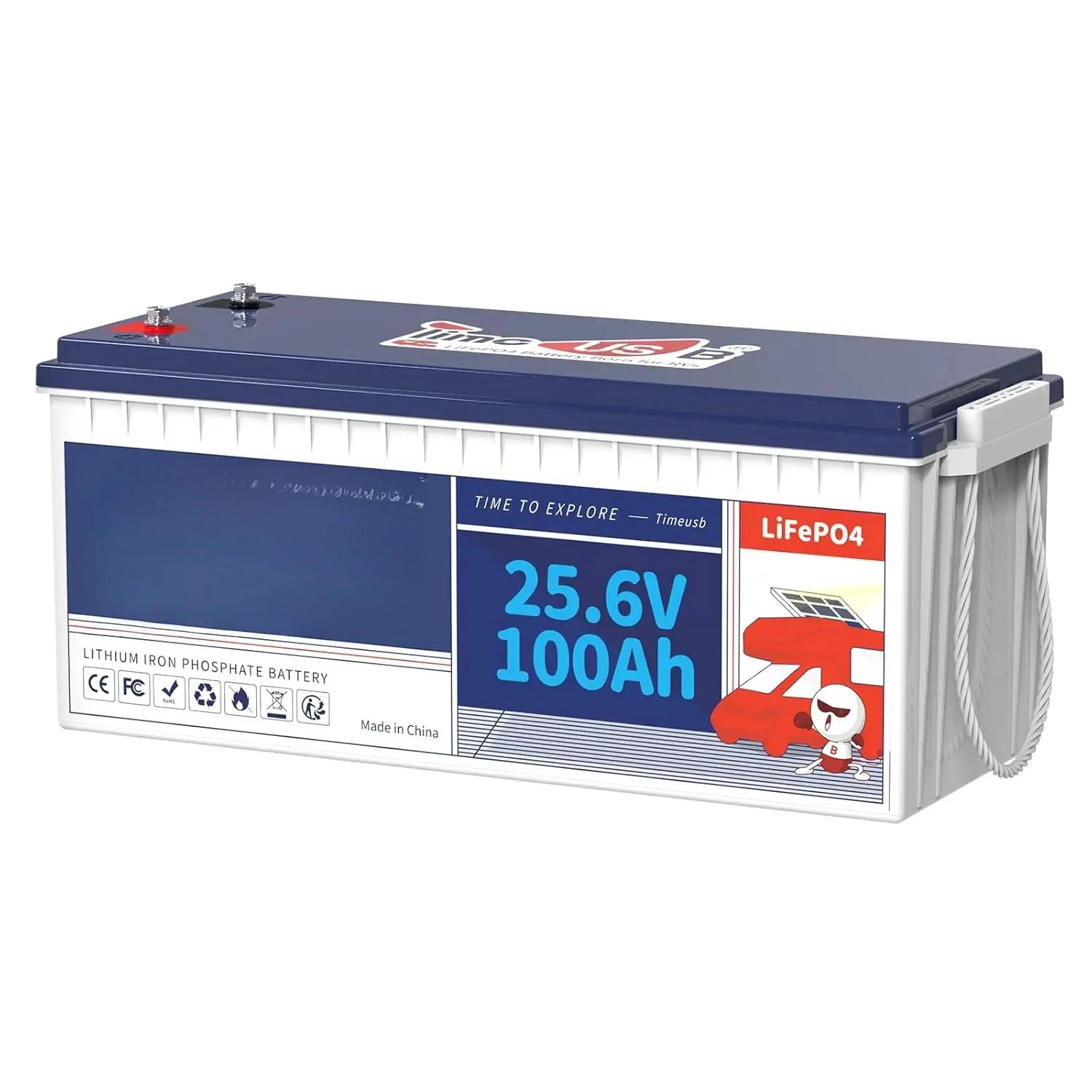 24V 100Ah LiFePO4 Battery, 2.56kWh Lithium Battery, Built-in 100A BMS, 10-Year Lifetime with Grade A LiFePO4 Cells,, Customized
24V 100Ah LiFePO4 Battery, 2.56kWh Lithium Battery, Built-in 100A BMS, 10-Year Lifetime with Grade A LiFePO4 Cells,, Customized