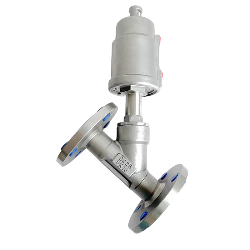 Stainless Steel Flanged Pneumatic Angle Seat Valve Normally Closed Pneumatic ValvesFor Steam Gas Oil
Stainless Steel Flanged Pneumatic Angle Seat Valve Normally Closed Pneumatic ValvesFor Steam Gas Oil
