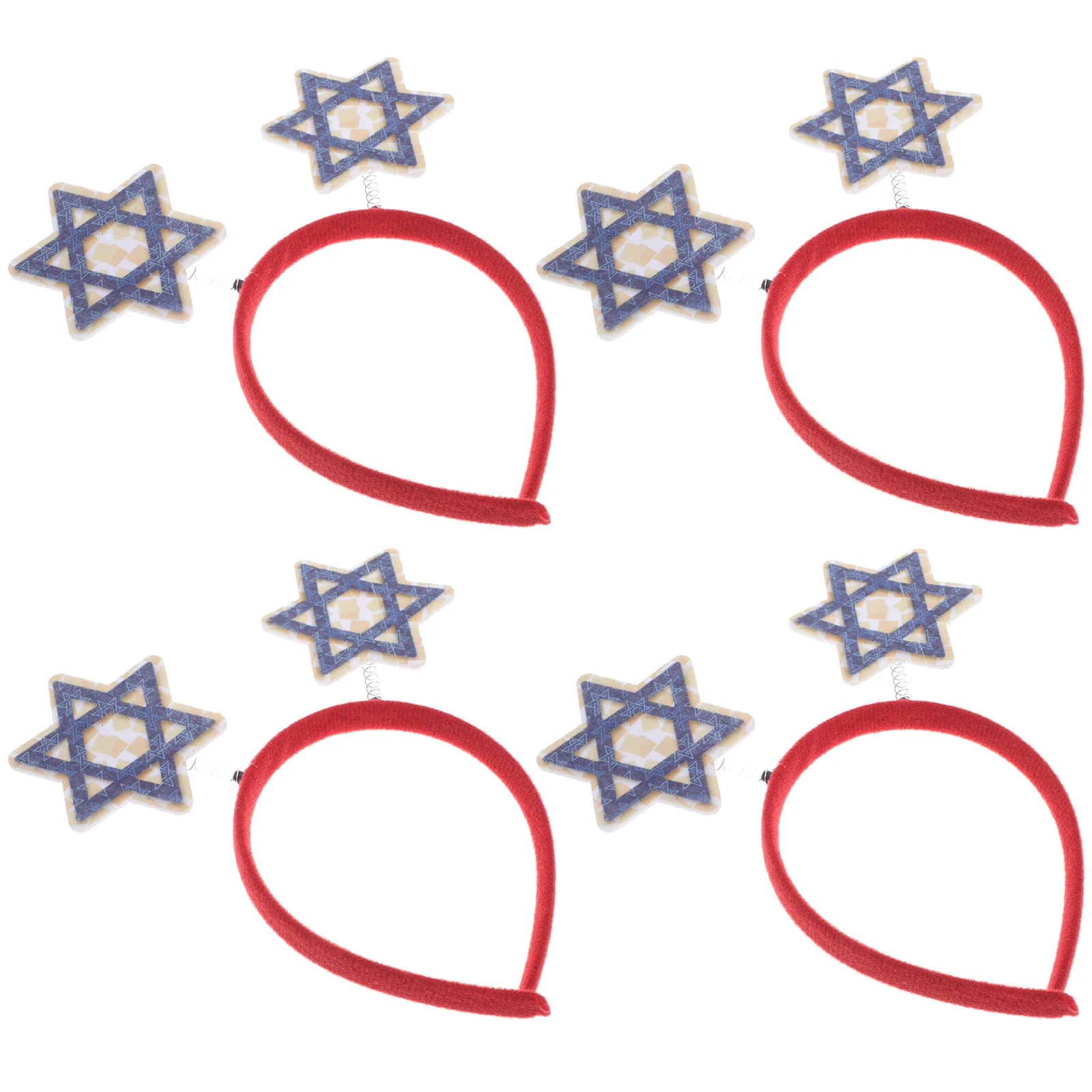 4 Pcs Passover Headband American Flag Hairband Hanukkah Decoration Football Bopper Headbands Plastic Decorations Felt Festival
4 Pcs Passover Headband American Flag Hairband Hanukkah Decoration Football Bopper Headbands Plastic Decorations Felt Festival