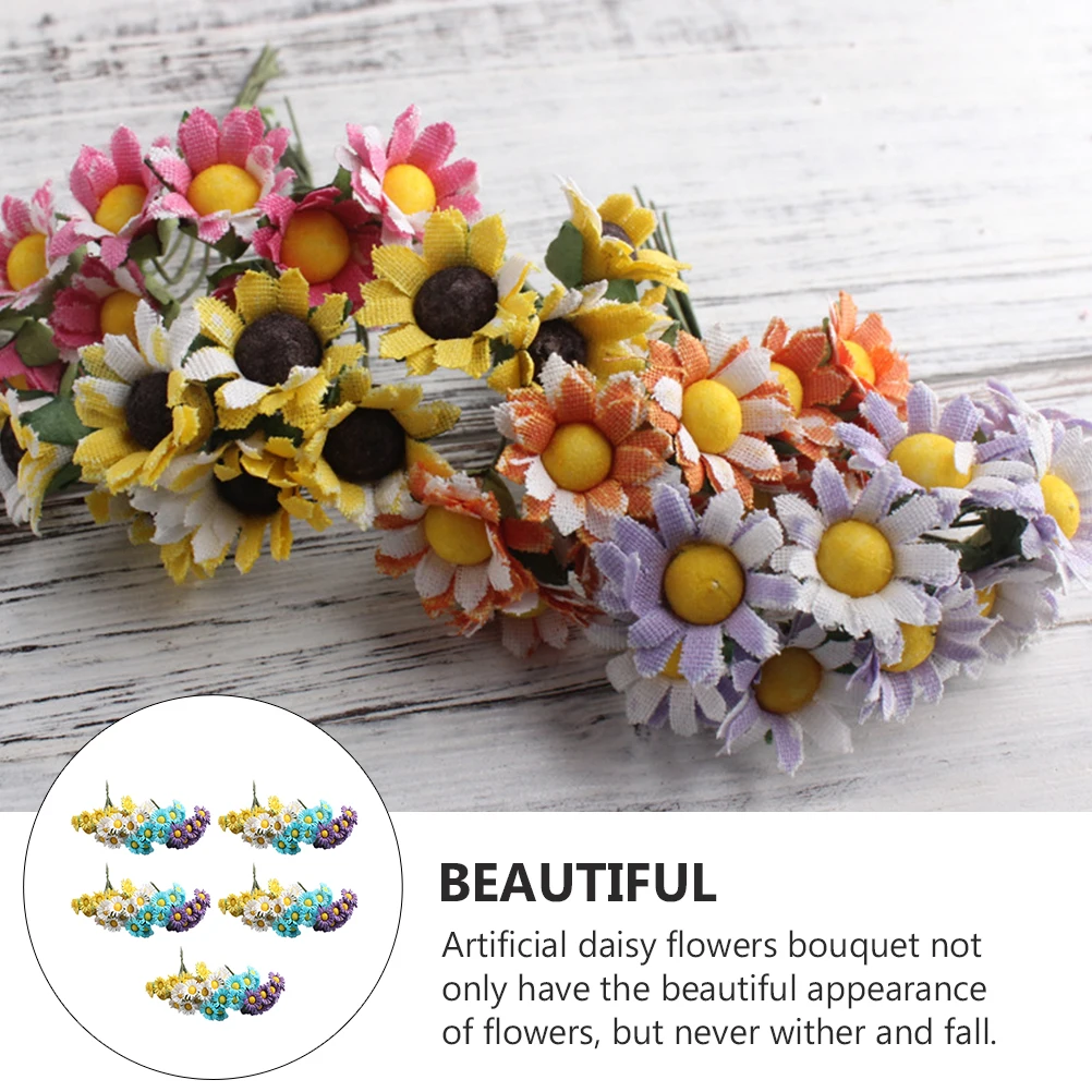 20pcs Artificial Daisy Flowers Mini Decor Home Garden Bedroom Office Party Faux Plants Bouquet Never Wilt Flower Arrangement
20pcs Artificial Daisy Flowers Mini Decor Home Garden Bedroom Office Party Faux Plants Bouquet Never Wilt Flower Arrangement
