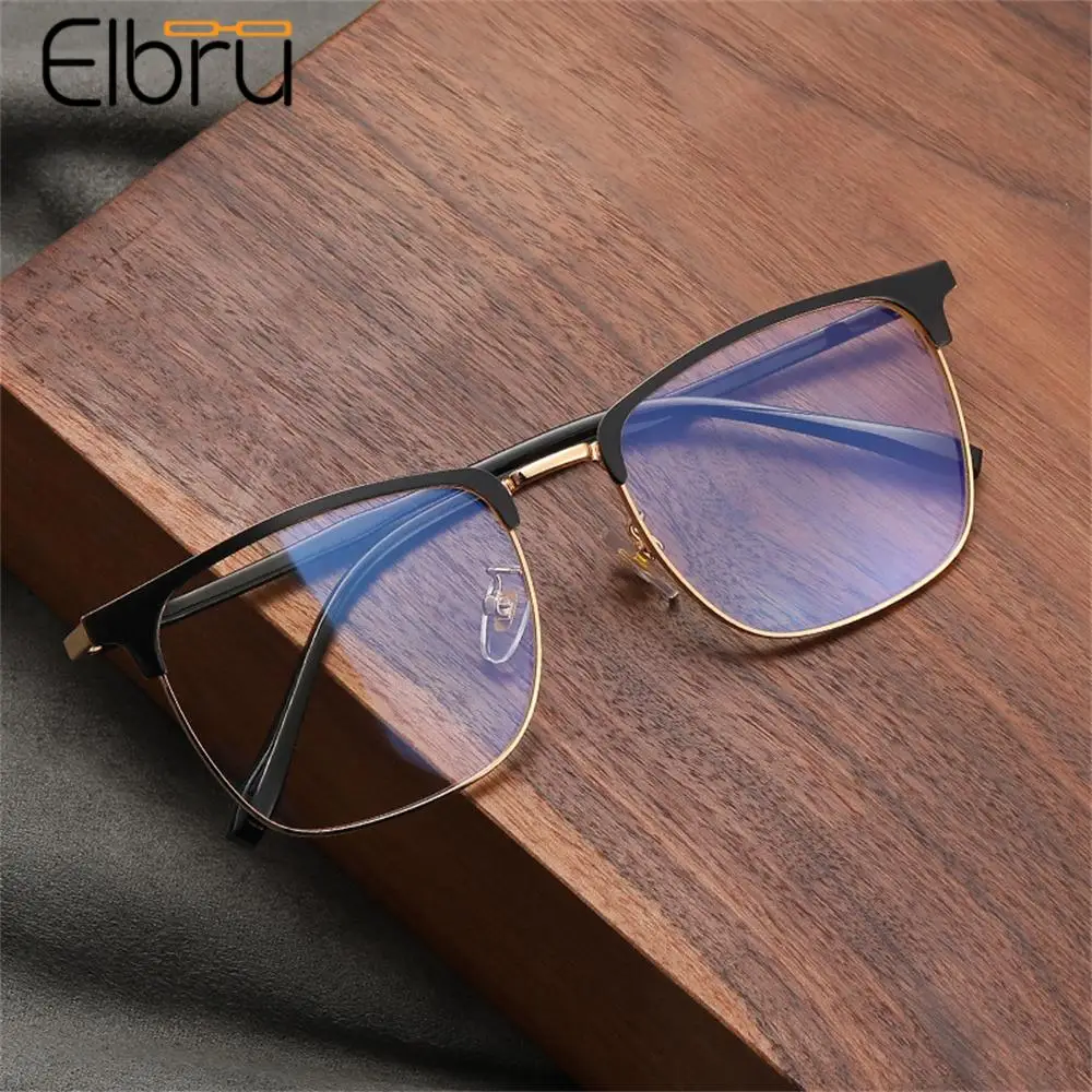 Elbru Men Metal Business Anti Blue Light Glasses Women Men Anti Blue Rays Fashion Optical Eyeglasses Male Computer Game Goggle
Elbru Men Metal Business Anti Blue Light Glasses Women Men Anti Blue Rays Fashion Optical Eyeglasses Male Computer Game Goggle